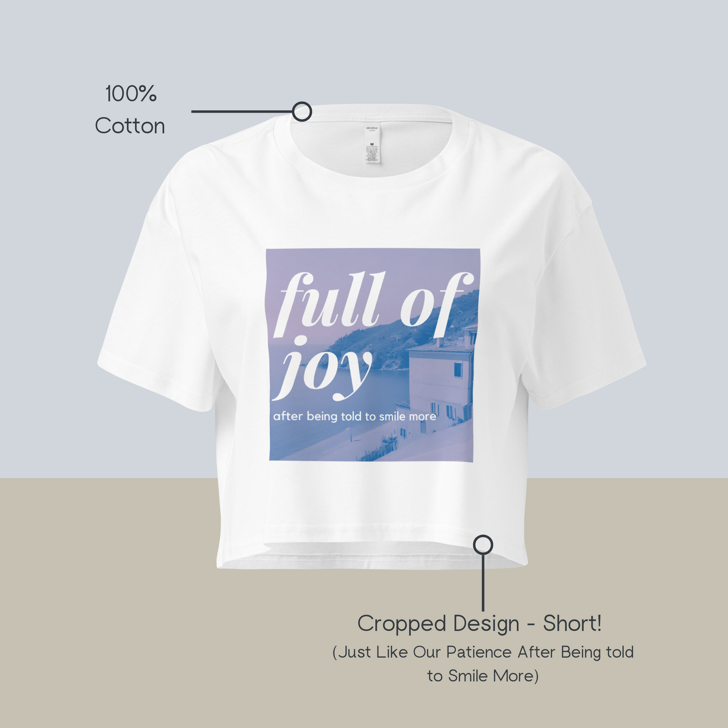 The Smile Crop T-Shirt