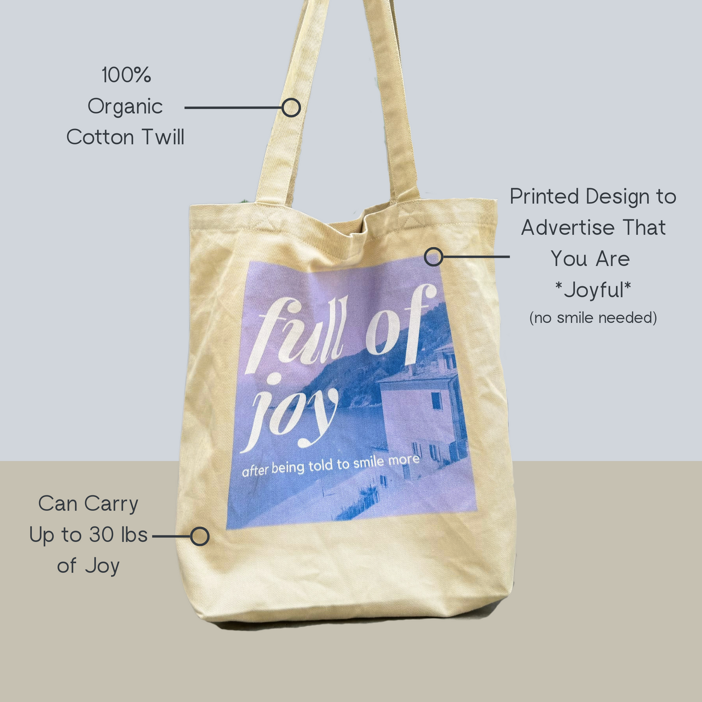 The Smile Tote Bag